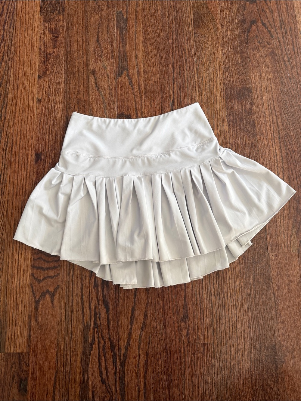 Goldhinge -Women’s White Layered Ruffle Skirt - Size XS